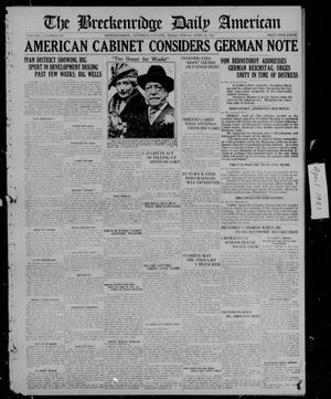 The Breckenridge Daily American (Breckenridge, Tex), Vol. 1, No. 260, Ed. 1, Friday, April 29, 1921