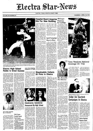 Electra Star-News (Electra, Tex.), Vol. 66, No. 35, Ed. 1 Thursday, April 18, 1974