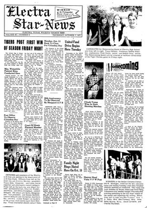 Electra Star-News (Electra, Tex.), Vol. 63, No. 8, Ed. 1 Thursday, October 7, 1971