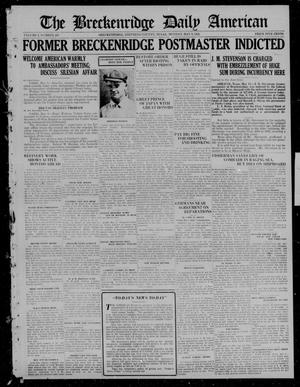 The Breckenridge Daily American (Breckenridge, Tex), Vol. 1, No. 268, Ed. 2, Monday, May 9, 1921