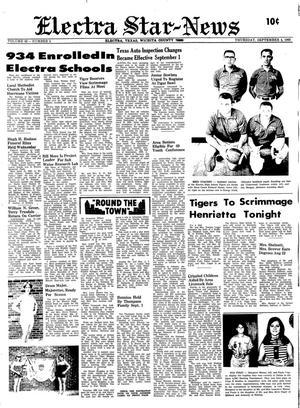 Electra Star-News (Electra, Tex.), Vol. 62, No. 5, Ed. 1 Thursday, September 4, 1969