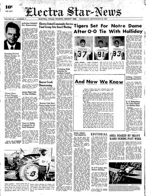 Electra Star-News (Electra, Tex.), Vol. 62, No. 7, Ed. 1 Thursday, September 25, 1969