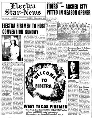 Electra Star-News (Electra, Tex.), Vol. 63, No. 5, Ed. 1 Thursday, September 10, 1970