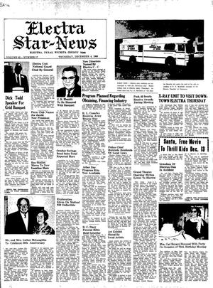 Electra Star-News (Electra, Tex.), Vol. 62, No. 17, Ed. 1 Thursday, December 4, 1969