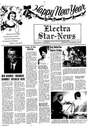Electra Star-News (Electra, Tex.), Vol. 63, No. 21, Ed. 1 Thursday, December 31, 1970