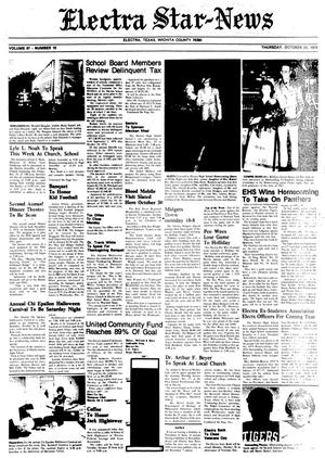 Electra Star-News (Electra, Tex.), Vol. 67, No. 10, Ed. 1 Thursday, October 24, 1974