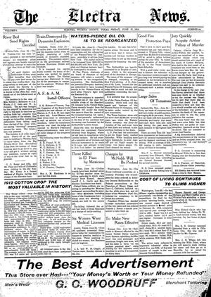 The Electra News. (Electra, Tex.), Vol. 6, No. 44, Ed. 1 Friday, June 27, 1913