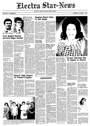 Electra Star-News (Electra, Tex.), Vol. 66, No. 50, Ed. 1 Thursday, August 1, 1974