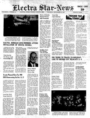 Electra Star-News (Electra, Tex.), Vol. 61, No. 13, Ed. 1 Thursday, September 19, 1968