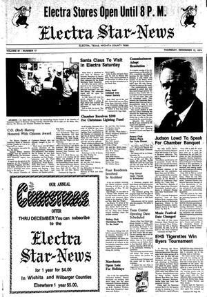 Electra Star-News (Electra, Tex.), Vol. 67, No. 17, Ed. 1 Thursday, December 12, 1974
