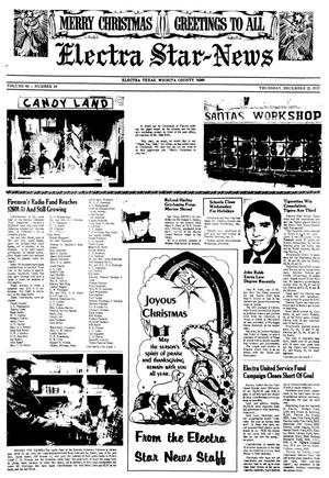 Electra Star-News (Electra, Tex.), Vol. 65, No. 19, Ed. 1 Thursday, December 21, 1972