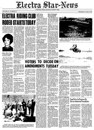 Electra Star-News (Electra, Tex.), Vol. 63, No. 42, Ed. 1 Thursday, June 8, 1972
