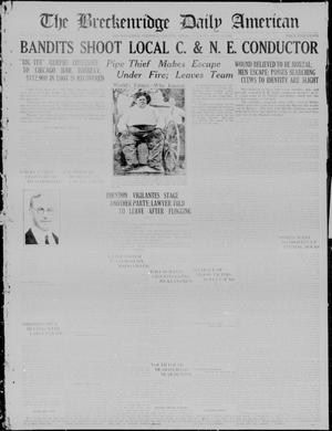 The Breckenridge Daily American (Breckenridge, Tex), Vol. 1, No. 299, Ed. 1, Tuesday, June 14, 1921