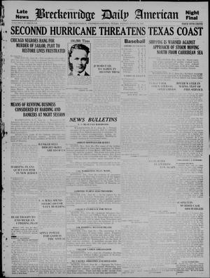 The Breckenridge Daily American (Breckenridge, Tex), Vol. 1, No. 308, Ed. 2, Friday, June 24, 1921