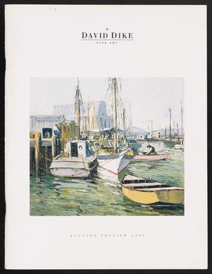 Primary view of object titled 'Catalog for David Dike Fine Art Texas Art Auction: 2004'.