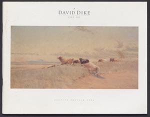 Primary view of object titled 'Catalog for David Dike Fine Art Texas Art Auction: 1998'.