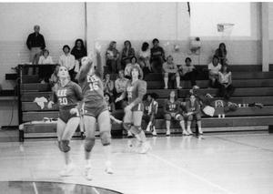 Primary view of object titled 'Women's basketball game.'.