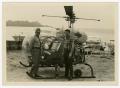 Photograph: [Men next to DPS Helicopter]