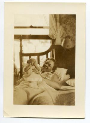 Primary view of object titled '[Mother Holding Daughter]'.