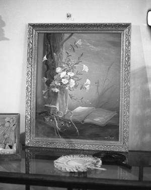 Primary view of object titled '[Artwork at the Deaf Smith County Museum]'.