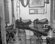 Photograph: [Saddle Display at the Deaf Smith County Museum]