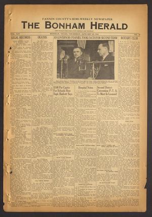 Primary view of object titled 'The Bonham Herald (Bonham, Tex.), Vol. 14, No. 47, Ed. 1 Thursday, January 23, 1941'.
