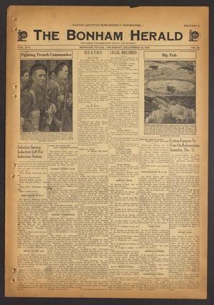The Bonham Herald (Bonham, Tex.), Vol. 16, No. 36, Ed. 1 Thursday, December 10, 1942