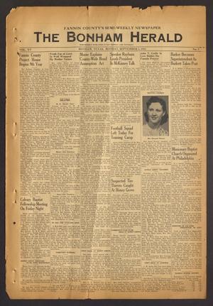 The Bonham Herald (Bonham, Tex.), Vol. 15, No. 7, Ed. 1 Monday, September 1, 1941