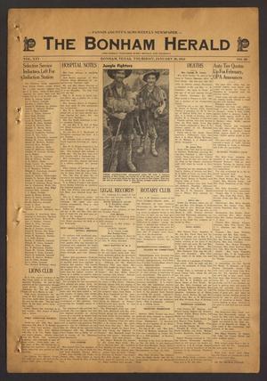 The Bonham Herald (Bonham, Tex.), Vol. 16, No. 50, Ed. 1 Thursday, January 28, 1943