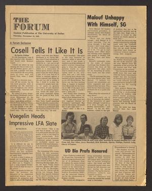 The Forum (Irving, Tex.), Vol. [3], No. [7], Ed. 1 Thursday, November 13, 1975