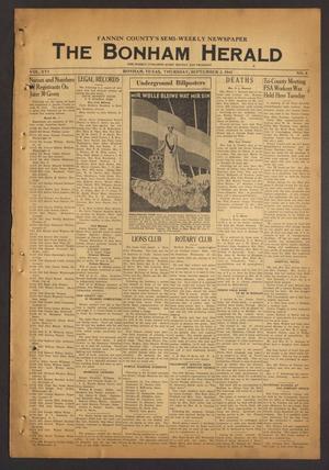 The Bonham Herald (Bonham, Tex.), Vol. 16, No. 8, Ed. 1 Thursday, September 3, 1942