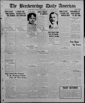The Breckenridge Daily American (Breckenridge, Tex), Vol. 4, No. 65, Ed. 1, Friday, September 14, 1923