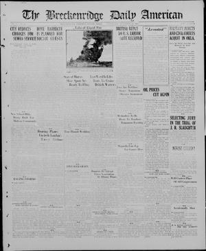 The Breckenridge Daily American (Breckenridge, Tex), Vol. 4, No. 69, Ed. 1, Wednesday, September 19, 1923