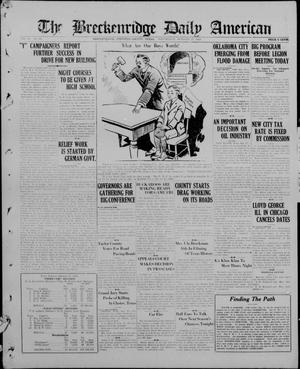 The Breckenridge Daily American (Breckenridge, Tex), Vol. 4, No. 93, Ed. 1, Wednesday, October 17, 1923