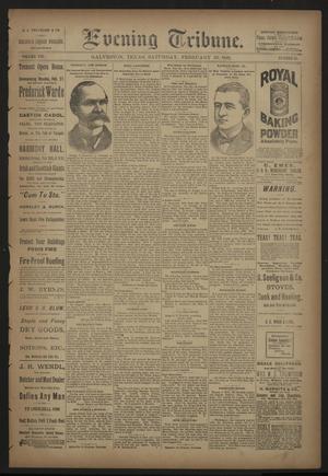Evening Tribune. (Galveston, Tex.), Vol. 8, No. 93, Ed. 1 Saturday, February 25, 1888
