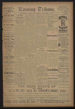 Evening Tribune. (Galveston, Tex.), Vol. 9, No. 38, Ed. 1 Wednesday, December 26, 1888