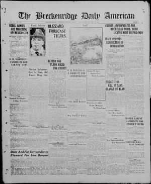The Breckenridge Daily American (Breckenridge, Tex), Vol. 4, No. 157, Ed. 1, Wednesday, January 2, 1924