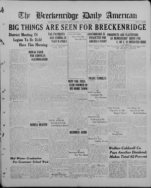 The Breckenridge Daily American (Breckenridge, Tex), Vol. 4, No. 166, Ed. 1, Sunday, January 13, 1924