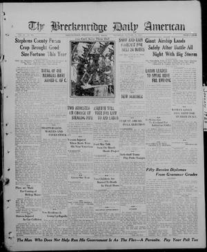 The Breckenridge Daily American (Breckenridge, Tex), Vol. 4, No. 170, Ed. 1, Thursday, January 17, 1924