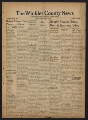 The Winkler County News (Kermit, Tex.), Vol. 7, No. 13, Ed. 1 Friday, June 25, 1943