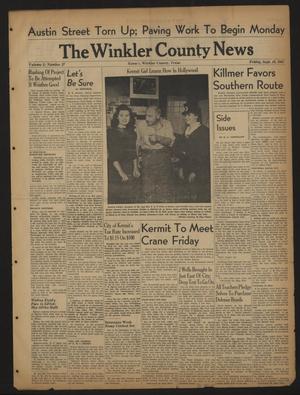 Primary view of object titled 'The Winkler County News (Kermit, Tex.), Vol. 5, No. 27, Ed. 1 Friday, September 19, 1941'.