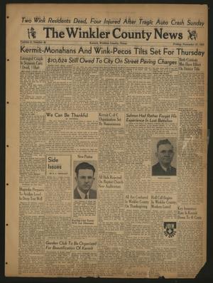 The Winkler County News (Kermit, Tex.), Vol. 5, No. 36, Ed. 1 Friday, November 21, 1941