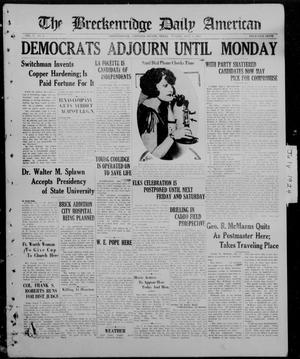 The Breckenridge Daily American (Breckenridge, Tex), Vol. 5, No. 2, Ed. 1, Sunday, July 6, 1924