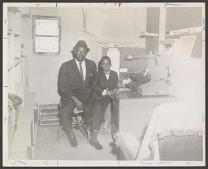 Primary view of object titled '[Bill Jackson Sr. and Bill Jackson Jr.]'.