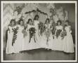 Thumbnail image of item number 1 in: '[Ambassadors Debutantes with Butterfly Decorations]'.