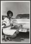 Thumbnail image of item number 1 in: '[Gloria Conway Holding Bumper Sticker]'.