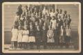 Thumbnail image of item number 1 in: '[Postcard of African American Children on School Steps]'.
