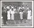Photograph: [Teachers Standing on Steps of Como Elementary]