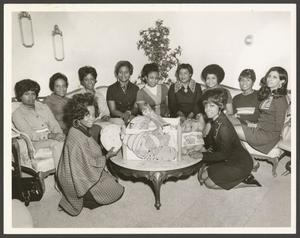 [Women With Thanksgiving Food Box]