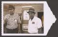 Photograph: [H. Teal and L. Rayson Next to Gas Pump]